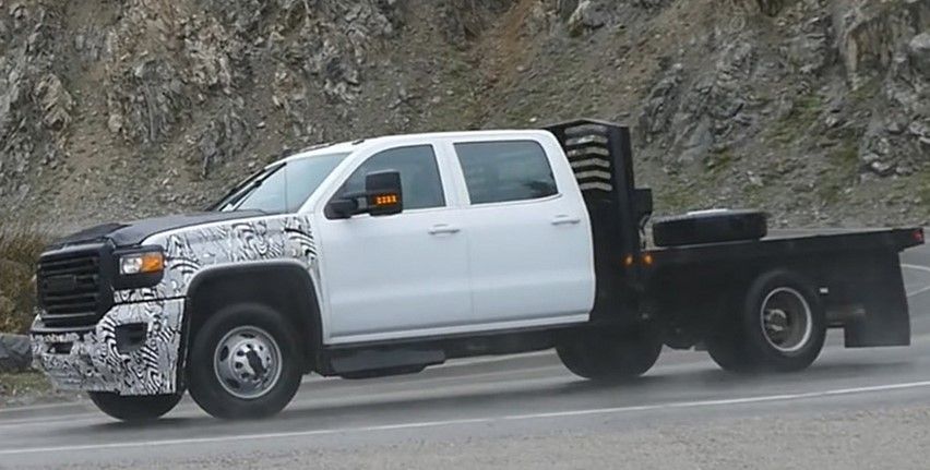 spy photo 2017 GMC Sierra Denali 3500HD